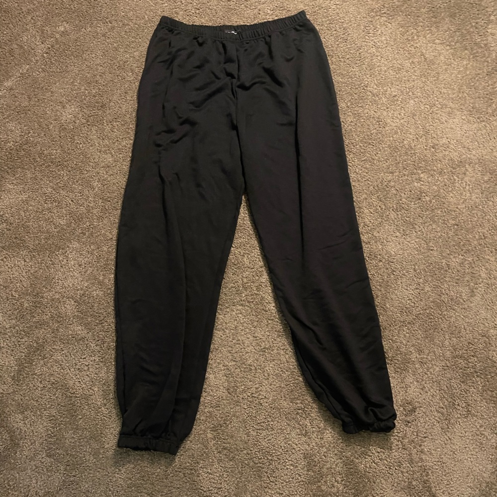Pretty little things plus size black sweats 20
